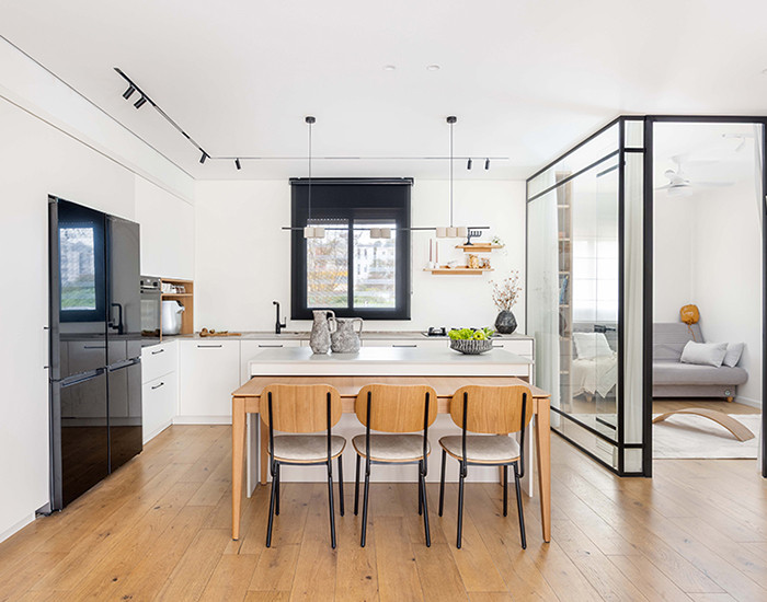 חדר אורחים שקוף שני אלימלך מעצבת פנים