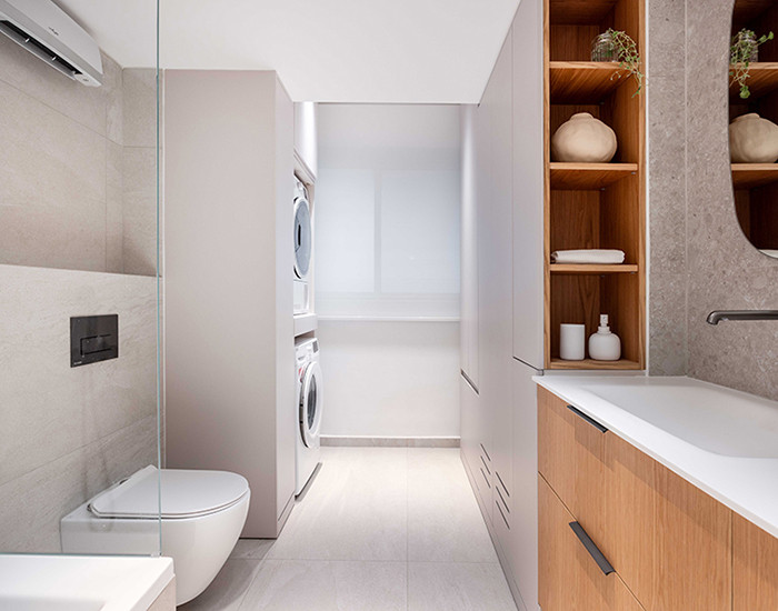 עיצוב מקלחת שני אלימלך מעצבת פנים